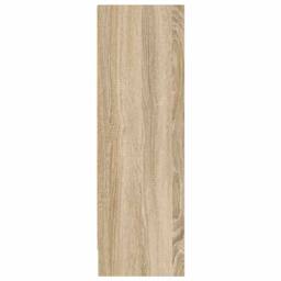 Berkfield Home Bookshelf Sonoma Oak 80x24x75 cm Engineered Wood in Brown - Size: 80 x 24 x 75 cm - thumbnail 6