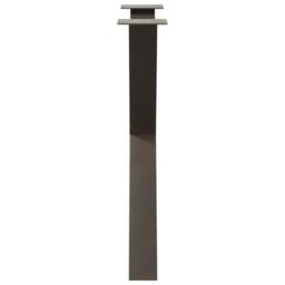 Berkfield Home Dining Table Legs X-Shaped 2 pcs Natural Steel 80x(72-73) cm Steel in Brown - thumbnail 6