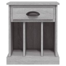 Berkfield Home Bedside Cabinet Grey Sonoma 43x36x50 cm - Size: 43 x 36 x 50 cm - thumbnail 7