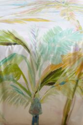 Appletree 'Leilani' 100% Cotton Tropical Print Duvet Cover Set in Green - Size: Super King - thumbnail 3