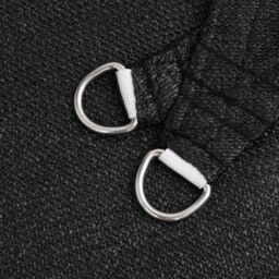 Berkfield Home Sunshade Sail 160 g/m¬≤ Black 3.5x5 m HDPE - thumbnail 5