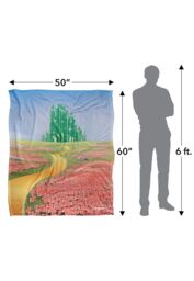 Warner Brothers The Wizard Of Oz Officially Licensed Silky Touch Super Soft Throw Blanket 152 x 127 cm in White - thumbnail 5
