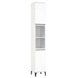 Berkfield Home 3 Piece Bathroom Cabinet Set White Engineered Wood - thumbnail 6