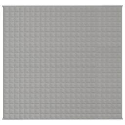 Berkfield Home Weighted Blanket Grey 220x230 cm King 15 kg Fabric - thumbnail 3