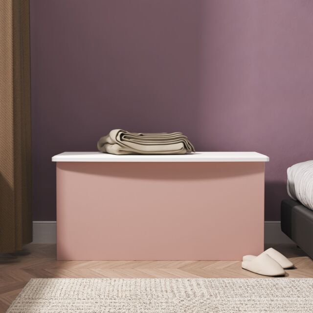 Ready Assembled 2 U Holborn Blanket Box (Ready Assembled) in Dusty Pink - image 1
