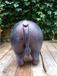 Inspirational Gifting Miniature Eeyore Garden & Home Sculpture Ornament in Bronze - thumbnail 4