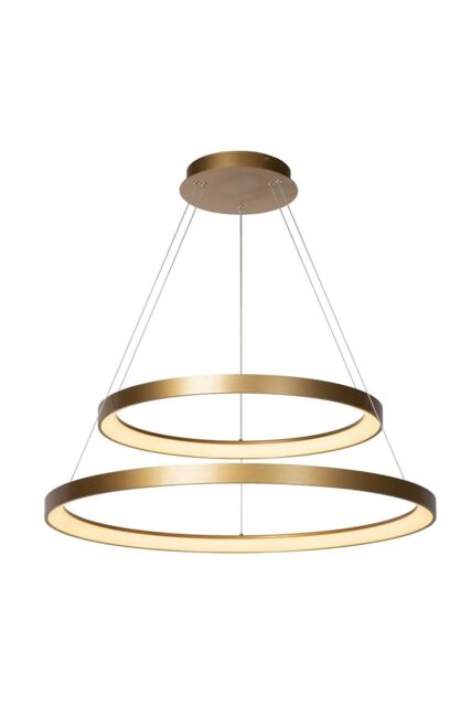 Lucide 'VIDAL' Dimmable Adjustable Stylish Indoor Modern LED Pendant Light in Yellow - image 1
