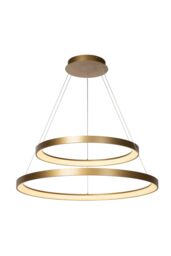Lucide 'VIDAL' Dimmable Adjustable Stylish Indoor Modern LED Pendant Light in Yellow - thumbnail 1