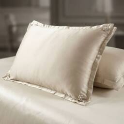Smart Living Caprice Polycotton Soft & Breathable Pillowcase Pair in Ivory - Size: Standard Pillow Case - thumbnail 2