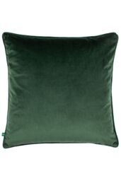 Wylder Tropics Dusk Monkey Embroidered Piped Velvet Cushion in Orange - Size: 50 cm x 50 cm - thumbnail 2
