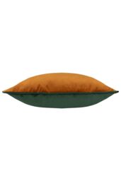 Wylder Tropics Dusk Monkey Embroidered Piped Velvet Cushion in Orange - Size: 50 cm x 50 cm - thumbnail 3