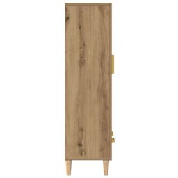 Berkfield Home Highboard Artisan Oak 70x31x115 cm Engineered Wood in Brown - Size: 70 x 31 x 115 cm - thumbnail 5