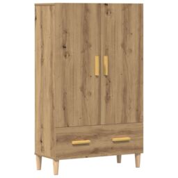 Berkfield Home Highboard Artisan Oak 70x31x115 cm Engineered Wood in Brown - Size: 70 x 31 x 115 cm