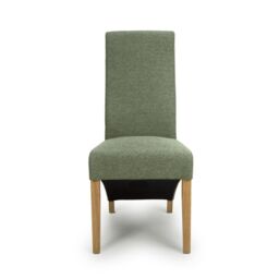 Shankar Baxter Weave Green Dining Chair - thumbnail 1