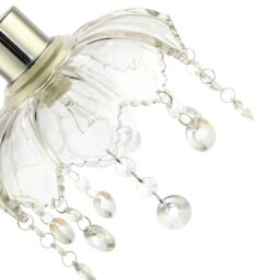 Happy Homewares Traditional & Shabby Chic Clear Glass Easy Fit Pendant Lamp Shade - thumbnail 5