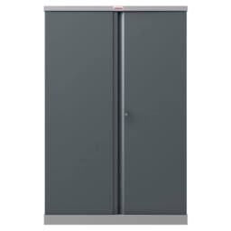 Phoenix Safe Company Steel Storage Cupboard with Key Lock in Anthracite Grey, SCL1491GAK in Dark Grey - Size: 140 cm x 90 cm - thumbnail 3