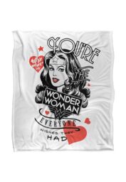Warner Brothers Justice League Officially Licensed Silky Touch Super Soft Throw Blanket 152 x 127 cm in White - thumbnail 1