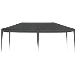 Berkfield Home Professional Party Tent 4x6 m Anthracite 90 g/m ² in Black - thumbnail 1