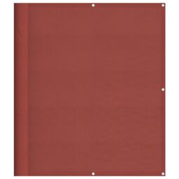 Berkfield Home Balcony Screen Terracotta 120x800 cm 100% Polyester Oxford - thumbnail 2