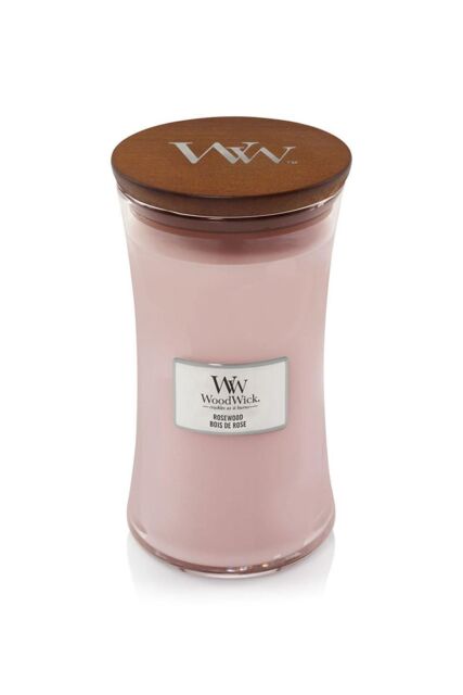 Woodwick Women's Rosewood Large Candle in Pink - image 1