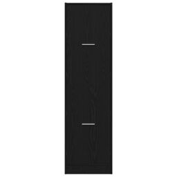 Berkfield Home Apothecary cabinet Black Oak 40x41x144.5 cm Engineered Wood - thumbnail 6