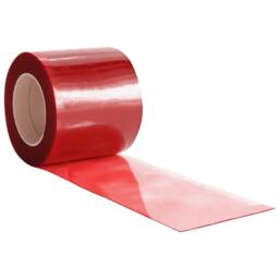 Berkfield Home Door Curtain Red 200 mmx1.6 mm 50 m PVC - thumbnail 4