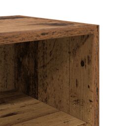 Berkfield Home Bedside Cabinet Old Wood 40x30x50 cm Engineered Wood in Brown - Size: 40 x 30 x 50 cm - thumbnail 8