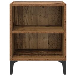 Berkfield Home Bedside Cabinet Old Wood 40x30x50 cm Engineered Wood in Brown - Size: 40 x 30 x 50 cm - thumbnail 5