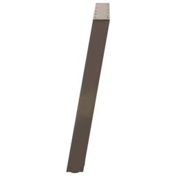 Berkfield Home vidXL Dining Table Legs U-Shaped 2 pcs Natural Steel 80x(72-73) c… in Brown - thumbnail 6