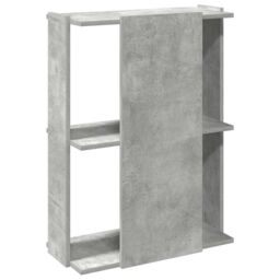 Berkfield Home Bookcase 3-Tier Concrete Grey 60x30x80 cm Engineered Wood - Size: 60 x 30 x 80 cm - thumbnail 6