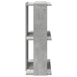Berkfield Home Bookcase 3-Tier Concrete Grey 60x30x80 cm Engineered Wood - Size: 60 x 30 x 80 cm - thumbnail 5