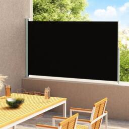 Berkfield Home Patio Retractable Side Awning 200x300 cm Black - thumbnail 1