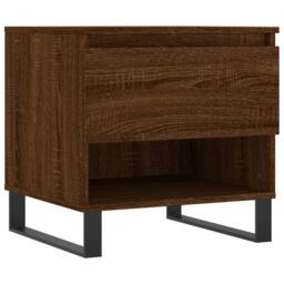 Berkfield Home Modern Coffee Tables 2 pcs Brown Oak 50x46x50 cm Engineered Wood - Size: 50 x 46 x 50 cm - thumbnail 5