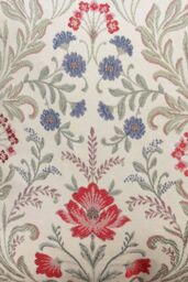Enhanced Living 100% Blackout Floral Thermal Energy Saving Pair of Curtains with Tape Top Header - Red - Size: 117 cm width x 183 cm drop - thumbnail 4