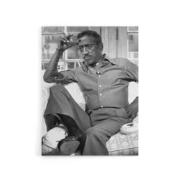 "Artery8 Allen Warren Portrait Photo Sammy Davis Jr Canvas Wall Art Print in Grey - Size: W18"" x H24""" - thumbnail 1