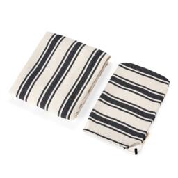 VonHaus 2 Person Striped Double Polycotton Garden Hammock in White - Size: 1 Pack - thumbnail 9