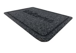 RugsX Welcome 2098 Doormat in Grey - Size: 40 cm x 60 cm - thumbnail 3