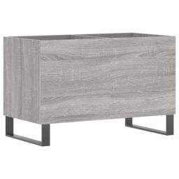 Berkfield Home Record Cabinet Grey Sonoma 74.5x38x48 cm Engineered Wood - thumbnail 2