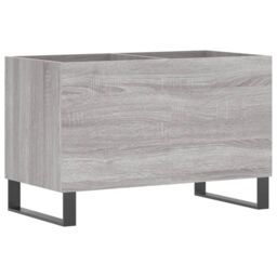 Berkfield Home Record Cabinet Grey Sonoma 74.5x38x48 cm Engineered Wood - thumbnail 6