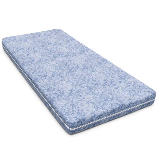 Rest Relax Visco Therapy 19cm Waterproof Sprung Mattress for Enhanced Support in Blue - Size: Single - image 1