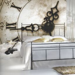 Origin Murals Timepiece Wall Mural in Medium Beige - Size: W350 cm x H280 cm - thumbnail 2