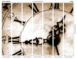 Origin Murals Timepiece Wall Mural in Medium Beige - Size: W350 cm x H280 cm - thumbnail 4