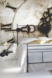 Origin Murals Timepiece Wall Mural in Medium Beige - Size: W350 cm x H280 cm - thumbnail 1