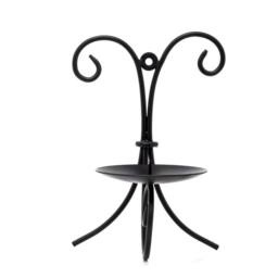 SPETLEK Black Metal Scroll Wall Sconce Candle Holder - Size: 0.6m2 - thumbnail 4