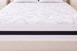 Chester & Oakley Mayfair Firm Open Coil Mattress - All Sizes in White - Size: Double - thumbnail 5