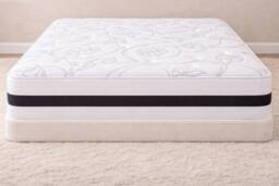Chester & Oakley Mayfair Firm Open Coil Mattress - All Sizes in White - Size: Double - thumbnail 6