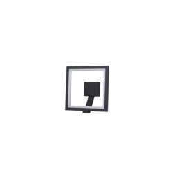 Netlighting Rodas Wall Lamp 9.5W LED 3000K 700lm IP65 Anthracite in Black - thumbnail 1