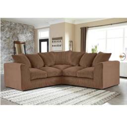 Furniture 786 Jumbo Cord Scatter Back 2c2 Corner Sofa in Camel - thumbnail 1