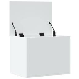 Berkfield Home Storage Box White 60x42x46 cm Engineered Wood - Size: 60 x 42 x 46 cm - thumbnail 7