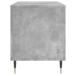Berkfield Home Record Cabinet Concrete Grey 100x38x48 cm Engineered Wood - Size: 100 x 38 x 48 cm - thumbnail 5